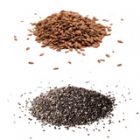 Flax seeds and Chia Seeds